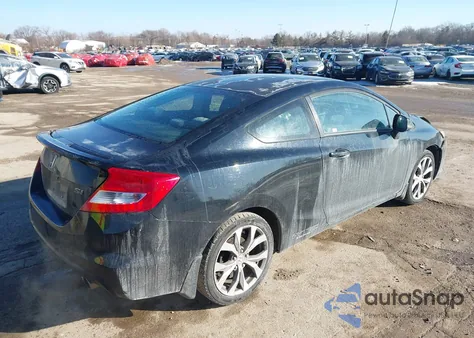 2012 Honda Civic Si z USA, uszkodzony, nr VIN 2HGFG4A51CH707777